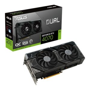 การ์ดจอ ASUS DUAL-RTX4070-O12G 12GB GDDR6X 192-bit [DUAL-RTX4070-O12G]