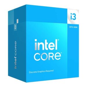 ซีพียู Intel® Core™ i3-14100F Desktop Processor, 4 core/8 Thread, LGA1700 (BX8071514100F)