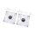 [4713227536356] THERMALTAKE CT120 ARGB WHITE FANx2: CL-F153-PL12SW-A