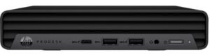 (9AG50AV#79602) HP PRODESK 400 G6 DM MINI PC i5-10600T/8GB/256 M.2 GB/Integrated Graphics/Windows 11 Pro/Black