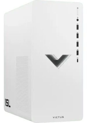 (674N8PA#AKL) HP VICTUS 15L GAMING TG02-0009D DESKTOP PC Ryzen5-5600G/16GB/256GB M.2 SSD+1TB HDD/NVIDIA GeForce GTX 1650 4GB/Win11Home/Ceramic white metal