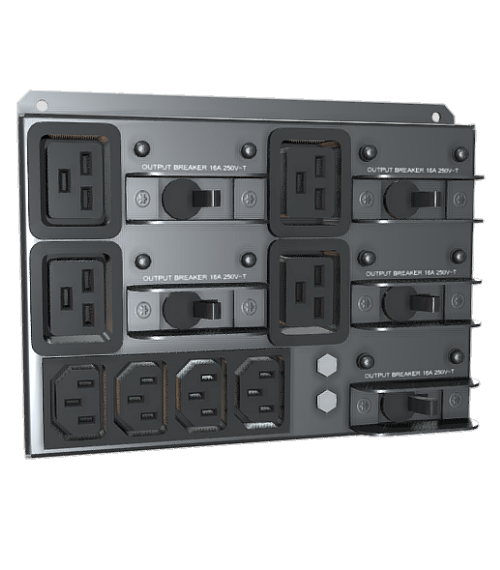 PD2-200: Power Output Distribution 4x C19 + 4x C13 output sockets ...