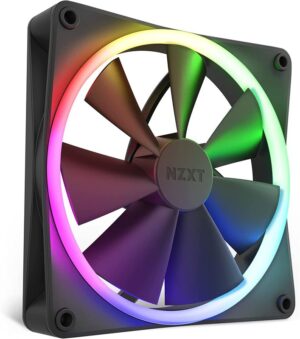 NZXT F140 RGB BLACK [1 x140MM RGB FAN]  : RF-R14SF-B1