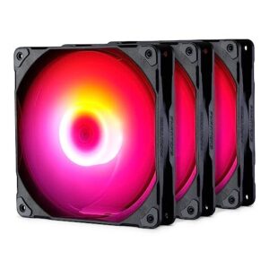 PHANTEKS M25-140 DRGB 3 x FAN BLACK : PH-F140M25_DRGB_PWM_BK01_3P