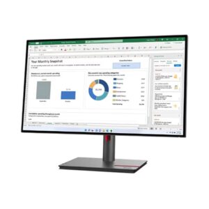 (63A2GAR1WW) Monitor (จอมอนิเตอร์) Lenovo ThinkVision P27q-30 QHD 2560 x 1440 27.0″