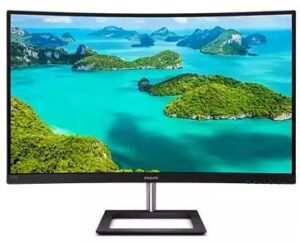 (325E1C/67) Monitor Philips Curved 325E1C/6731.5" VA Backlight type: W-LED system 16:9 3000.:1 2560 x 1440 @ 75 Hz*