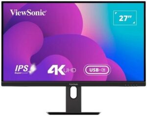 (VX2762U-4K) Monitor Viewsonic VX2762U-4K27.0" IPS Technology 16:9 1,000:1 3840 x 2160 (Ultra HD) @60Hz
