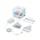 [840102701647] NANOLEAF SHAPES MINI TRIANGLES STARTER KIT [5 LIGHT PANELS] : NL48-5002TW-5PK