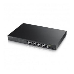 network-switch-zyxel-l2-smart-managed-gs1900-24hpv2.jpg (GS1900-24HPV2) ZYXEL SWITCH (สวิตซ์) รุ่น GS1900-16 และ GS1900-24E มาพร้อม ชุด Rack Mount Kit เพื่อติดตั้งบน Rack 19" ได้