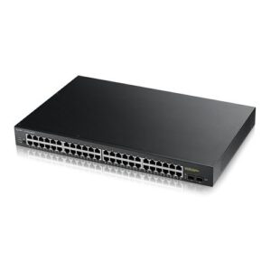 network-switch-zyxel-l2-smart-managed-gs1900-48hpv2.jpg (GS1900-48HPv2) ZYXEL SWITCH (สวิตซ์) รุ่น GS1900-16 และ GS1900-24E มาพร้อม ชุด Rack Mount Kit เพื่อติดตั้งบน Rack 19" ได้