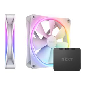 NZXT F140 RGB DUO WHITE [2 x140MM RGB FAN]  : RF-D14DF-W1