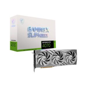 MSI VGA GEFORCE RTX 4070 GAMING X SLIM WHITE - 12GB GDDR6