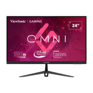 MONITOR (จอมอนิเตอร์) VIEWSONIC OMNI VX2428 - 23.8" IPS FHD 180Hz FREESYNC PREMIUM [VX2428-180HZ]