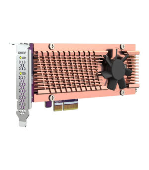 QNAP QM2-2P-344A Dual M.2 22110/2280 PCle NVMe SSD Expansion Card [QM2-2P-344A]