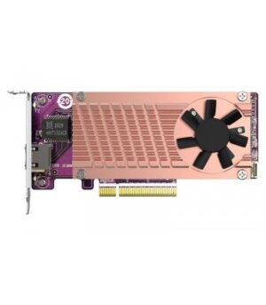 QNAP QM2-2P10G1TB Dual M.2 2280 PCIe SSD & Single-Port 10GbE Expansion Card [QM2-2P10G1TB]