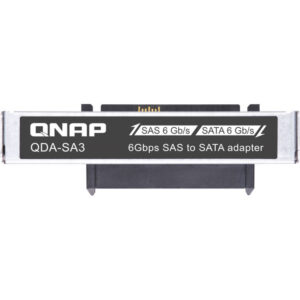 QNAP QDA-SA3 2.5" SAS to SATA III Drive Adapter for Dual-Controller All-Flash Enterprise ZFS NAS (4-Pack) [QDA-SA-4PCS]