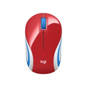Logitech Wireless Mini Mouse M187 (Red) [910-005373]