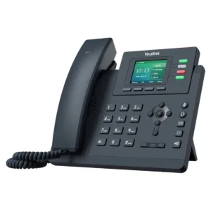 (SIP-T33G) Yealink SIP-T33G Gigabit IP Phone (2 Lines, HD Voice, PoE Supported)